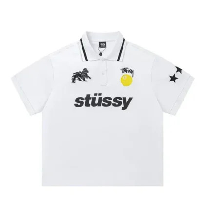 Polo White Stussy