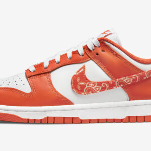 Nike dunk orange paisley
