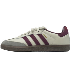 Adidas Samba "Putty Grey Maroon"