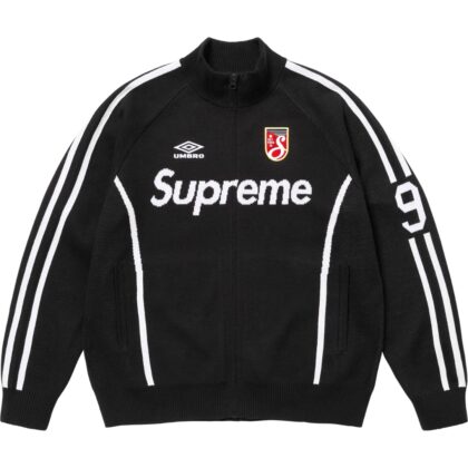 Veste Supreme x Umbro Zip Up Sweater - Black