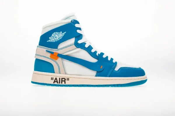 Off White x Air Jordan 1 “UNC” - Image 3