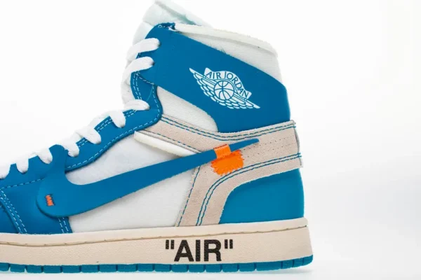 Off White x Air Jordan 1 “UNC” - Image 2