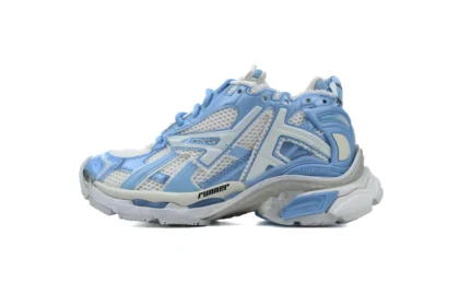 Balenciaga Runner Black White Light Blue