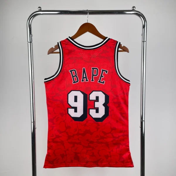 Maillot Basketball BAPE×M&N - Image 2