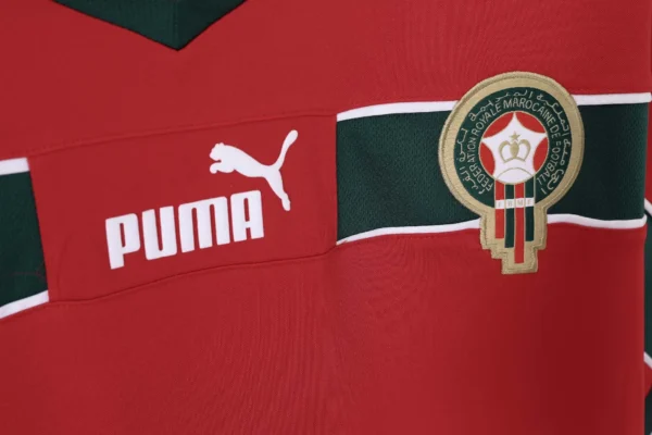 maillot de foot rétro équipe nationale du Maroc 1998 - Image 2