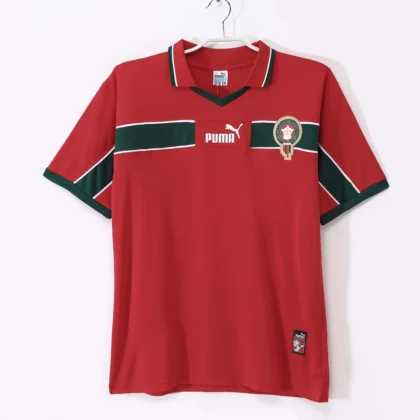 maillot de foot rétro équipe nationale du Maroc 1998