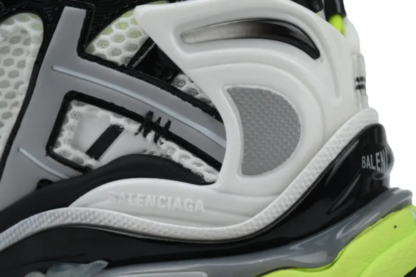 Balenciaga Runner Black White And Yellow - Image 4