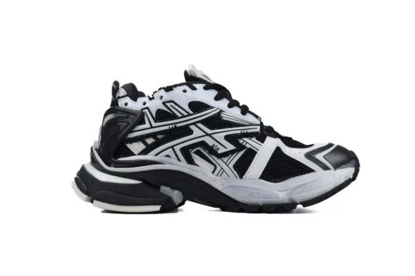 Balenciaga Runner Black White And Black - Image 3