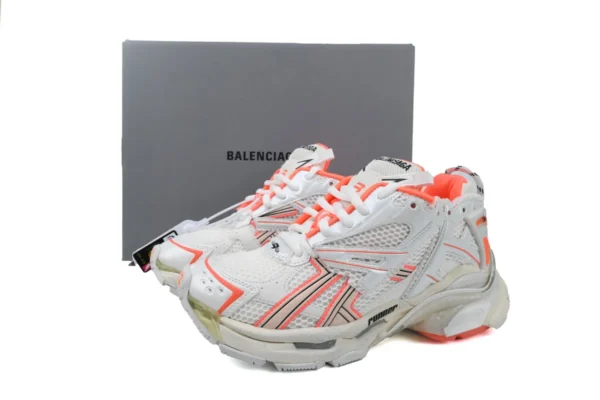 Balenciaga Runner Eggshell Neon Orange - Image 5