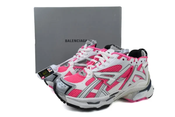 Balenciaga Runner White Red Powder - Image 2