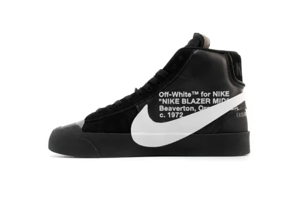 OFF WHITE X Nike Blazer Mid Black - Image 4