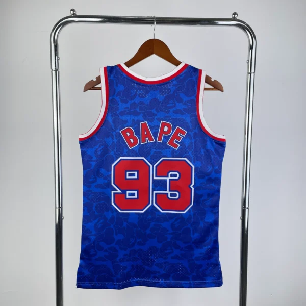 Maillot Basketball BAPE×M&N - Image 2