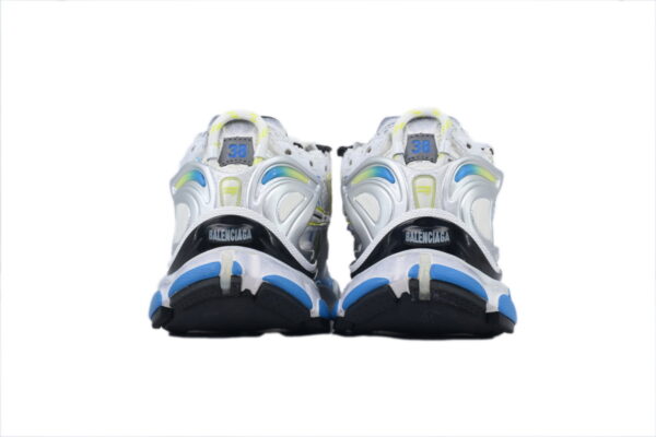 Balenciaga Runner Sneaker White bleu yellow - Image 5