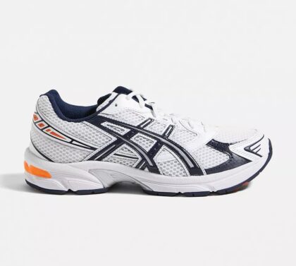 Asics White & Midnight Blue Gel 1130