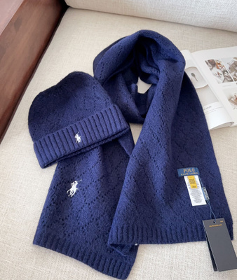 kit Echarpe + Bonnet - Ralph Lauren ( Livraison 48H )
