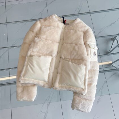 Doudoune Moncler - « Floyrac Teddy Short Down Jacket » - Women